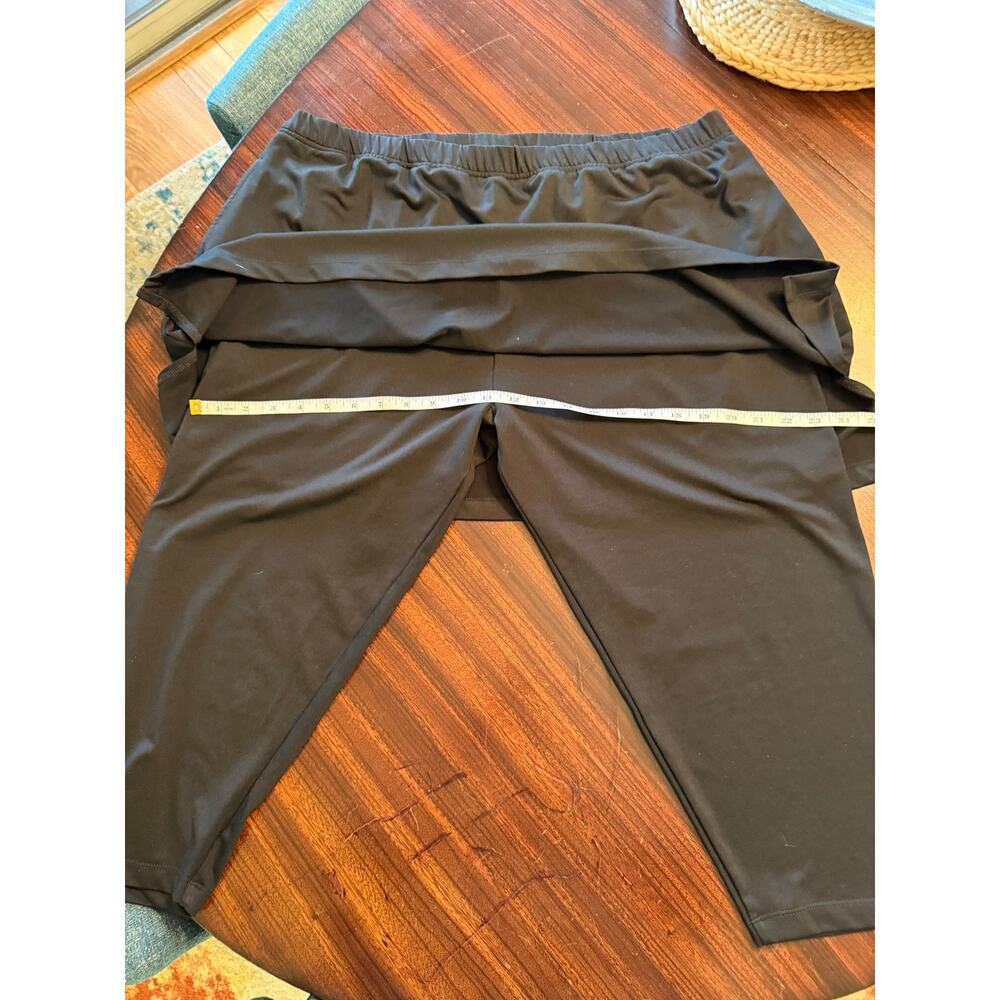 Ad In Tennis Skort Capri Pant Black Right Pocket One Size Plus Size - Picture 5 of 8